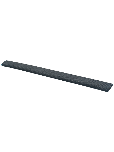 Front Right View of a Black 7/8 Inch High Temperature Exhaust Header Sleeve.