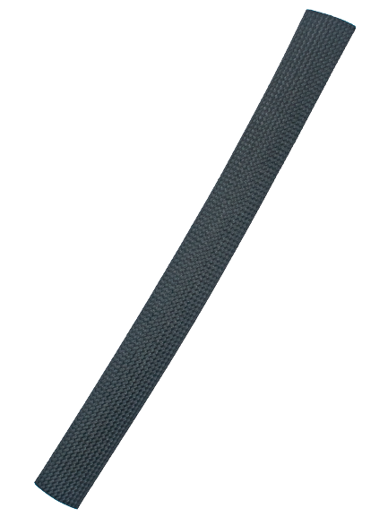Top Down Right Angled View of a Black 7/8 Inch High Temperature Exhaust Header Sleeve.