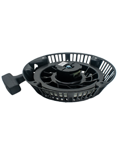 Front of an Upside Down Black LO206 Recoil Pull Starter.