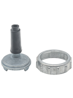LO206 Throttle Cable Top Cap and Retaining Screw to the Right of It.