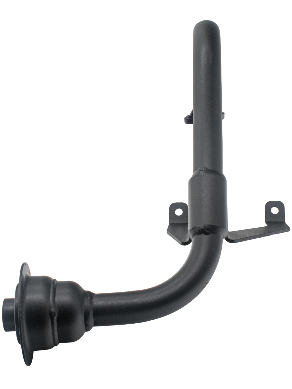 Low Front View of a Briggs & Stratton World Formula Exhaust Manifold.