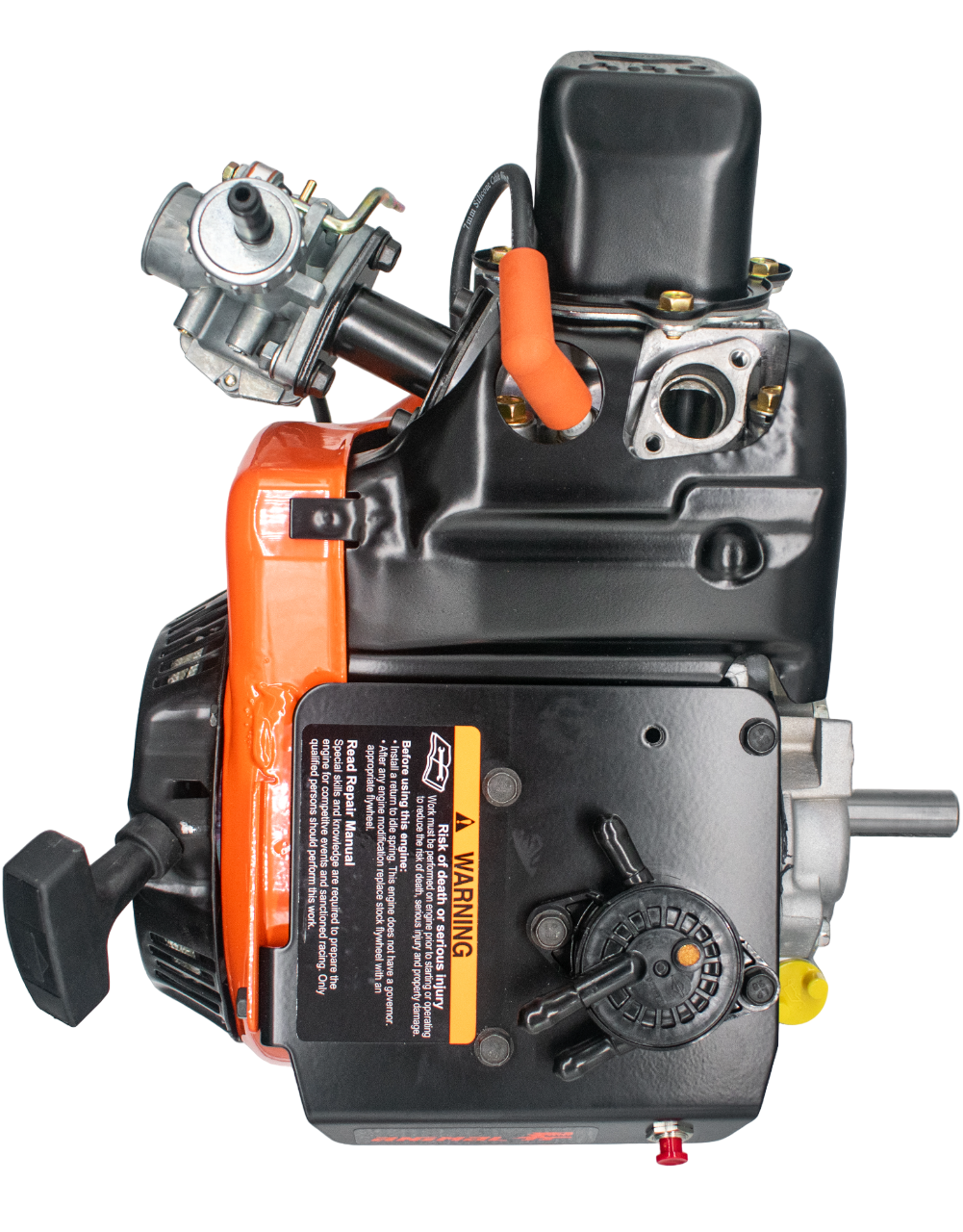 Top Down View of a Box Stock Briggs & Stratton LO206 Engine.