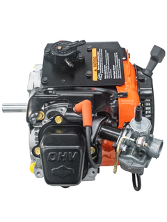 High View of the Back Side of a Box Stock Briggs & Stratton LO206 Engine.