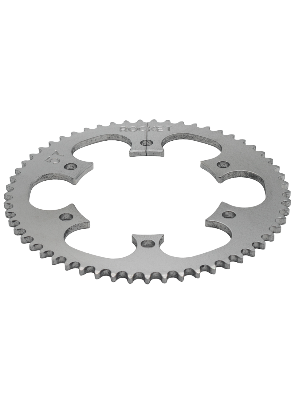 Low Front View of a 57 Tooth Rocket Sprocket Mini Twist #219 Sprocket.