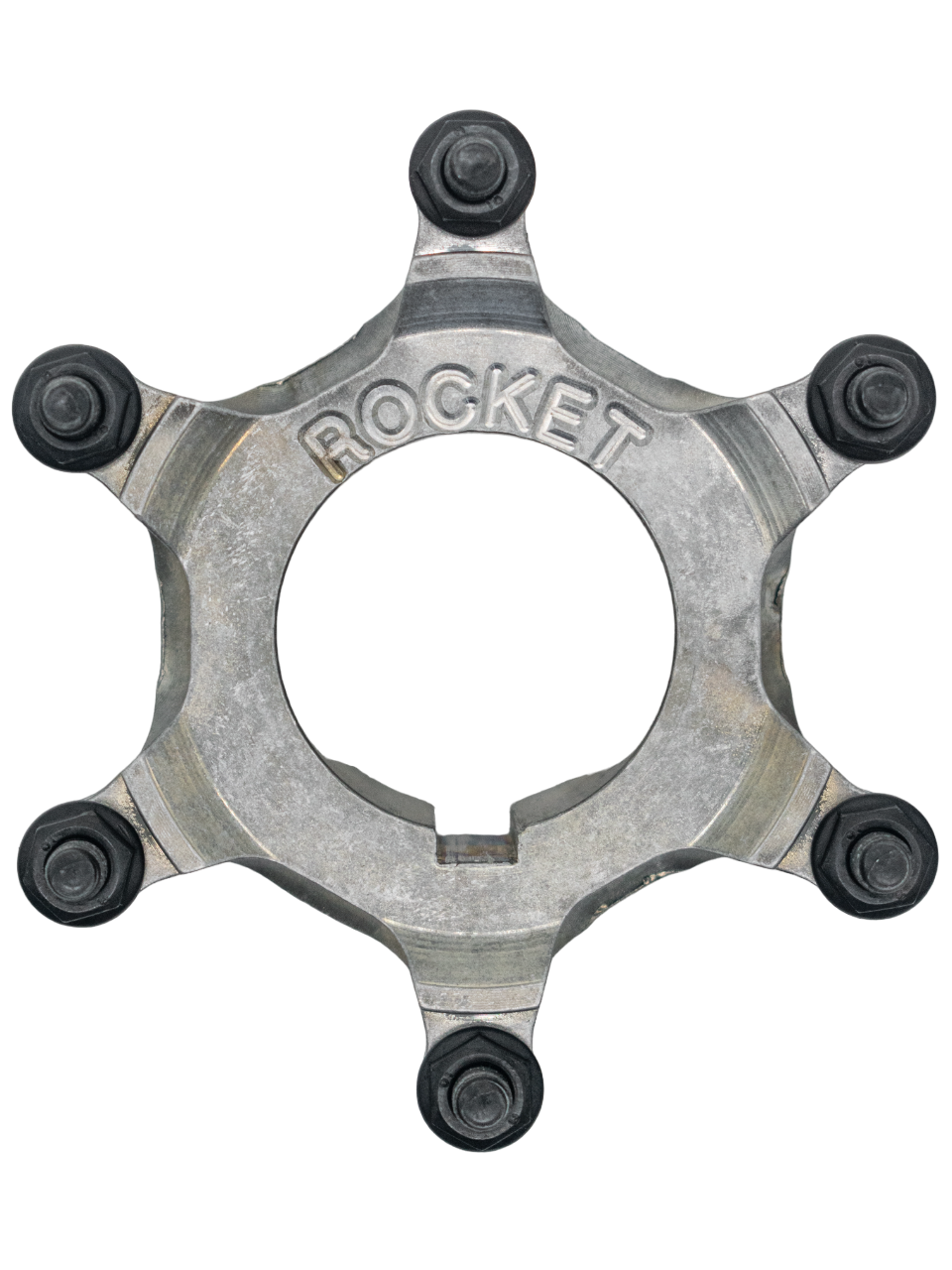 Top of an Accelerator Rocket Sprocket 40mm Mini Sprocket Hub.