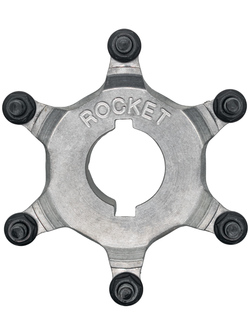 Top of an Accelerator Rocket Sprocket 30mm Mini Sprocket Hub.