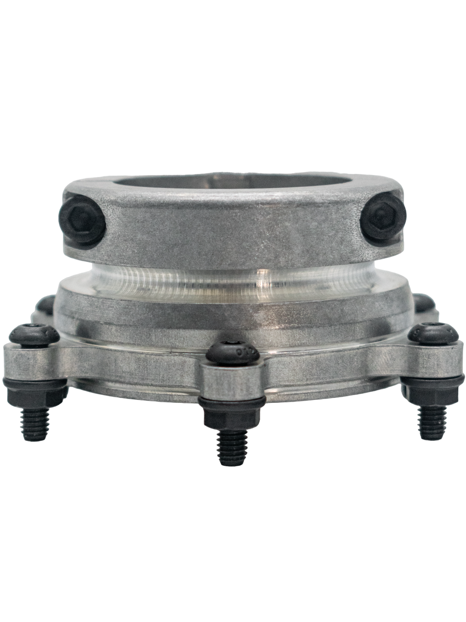 Front of an Upside Down Accelerator Rocket Sprocket 50mm Mini Sprocket Hub.