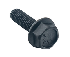 Back Left View of a Black LO206 Side Cover Bolt Laying Down.