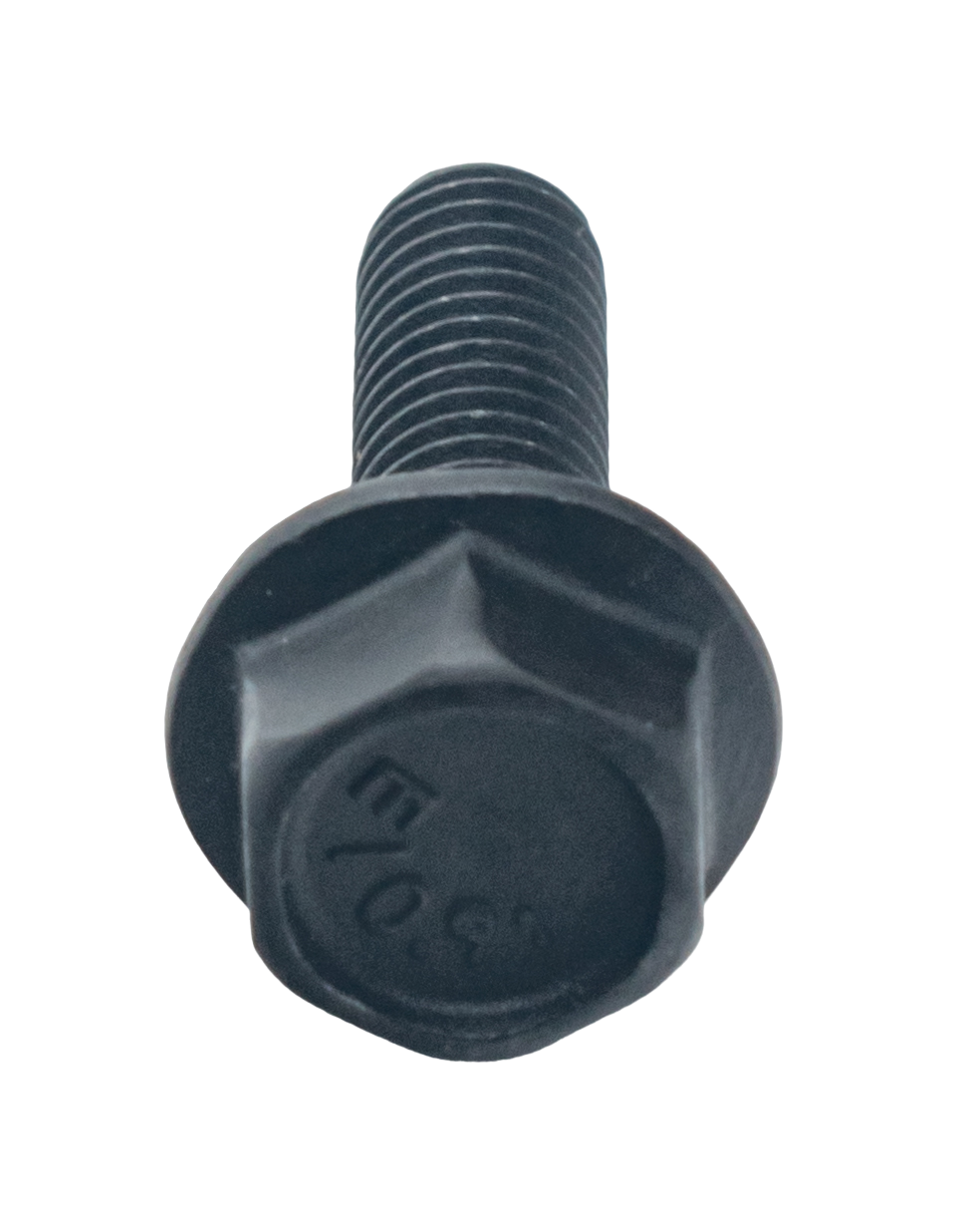 Back of a Black LO206 Side Cover Bolt Laying Down.