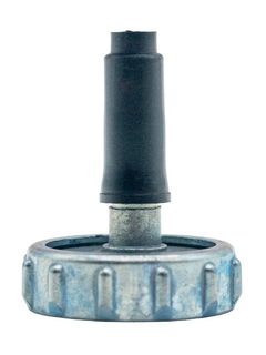 LO206 Machined Carburetor Top Cap Standing Up.