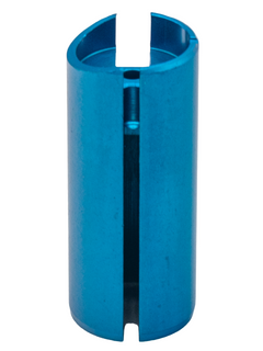 Top View of a Blue LO206 Slide Restrictor.