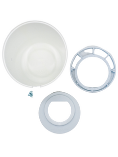 Top View of the White Timberlake Products Group LO206 Air Filter Rain Hood Cover Kit.