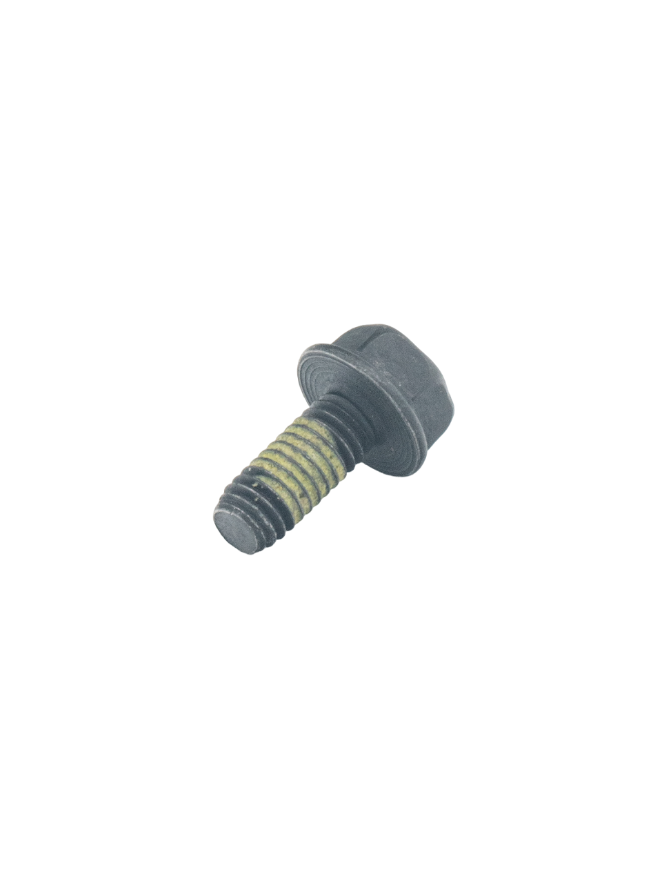 Front Right View of an LO206 Top Plate Short Flanged Bolt M6x1.0.