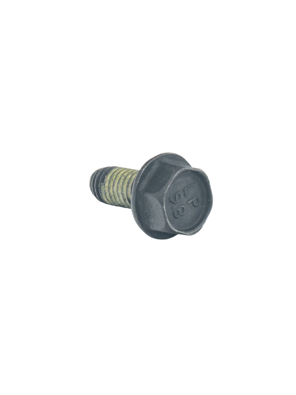 Back Left View of an LO206 Top Plate Short Flanged Bolt M6x1.0.