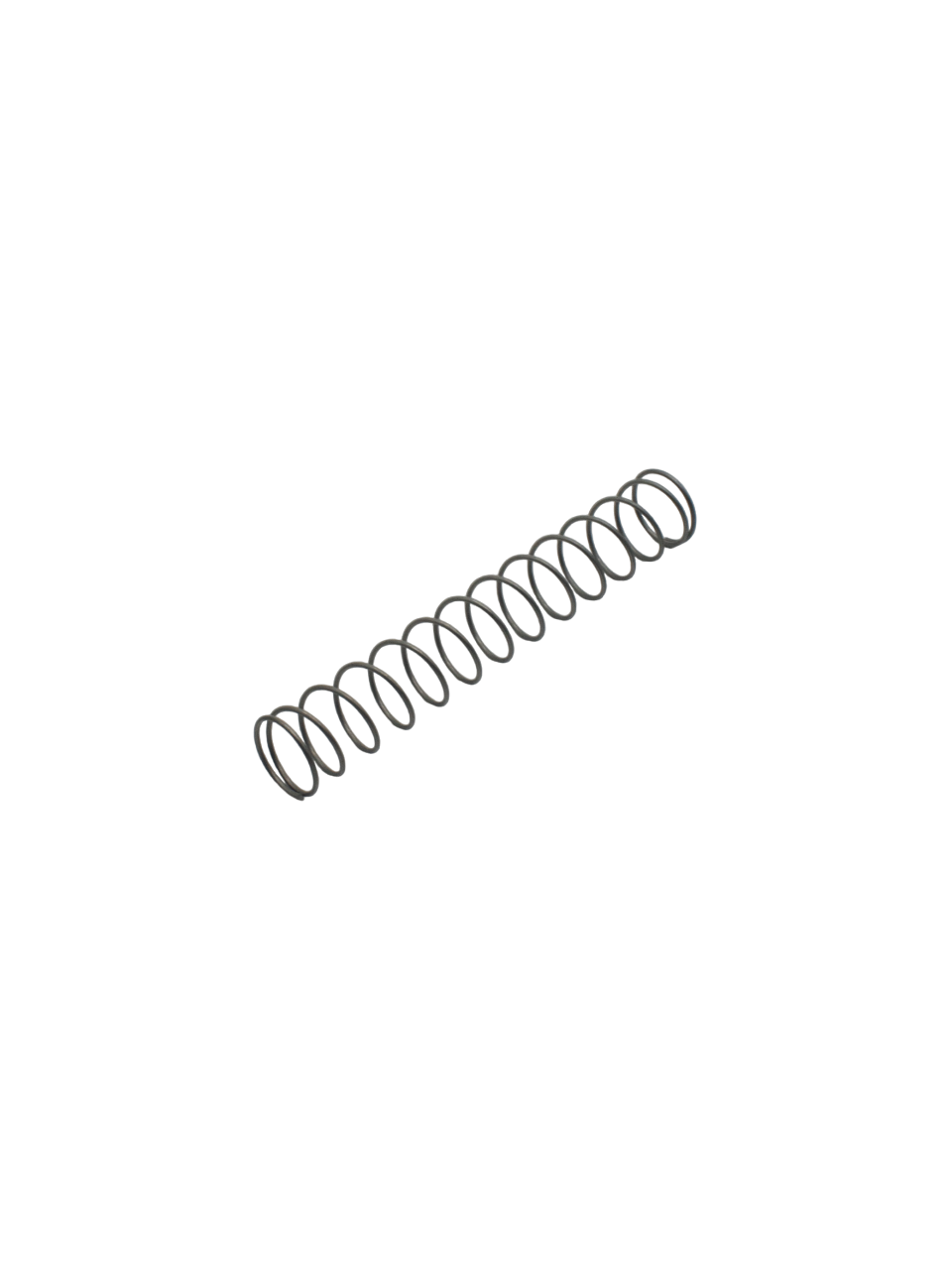 Top Right Angled View of the LO206 Carburetor Return Spring #555596.