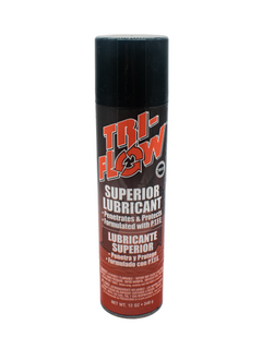 Front of a Tri-Flow Teflon General Purpose Lubricant 12 oz Can.
