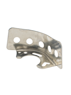 Front Right View of an Azusa LO206 Chain Guard Laying on Its Back.