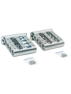 Front Left of a Set of 15mm ID OTK Karting Pedal Extenders.