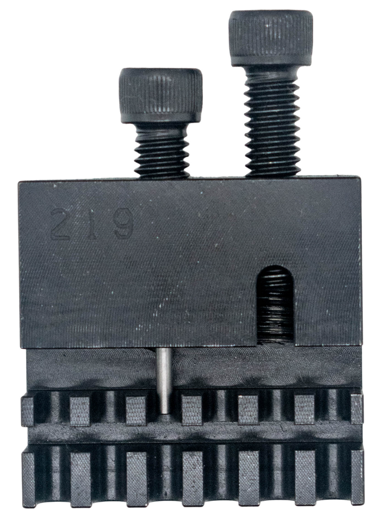 Top Down View of a Black #219 Stamped Chain Breaker.