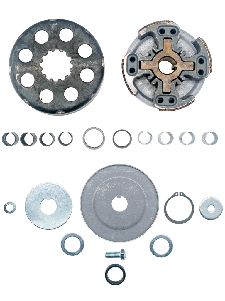 Top Down View of a Hilliard Fire Clutch Kit.