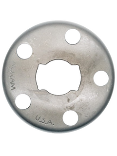 Top of a Noram Premier Stinger Stamped Drum.