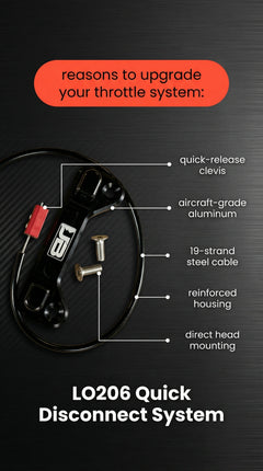 JB Race Works Complete Throttle Quick Disconnect System