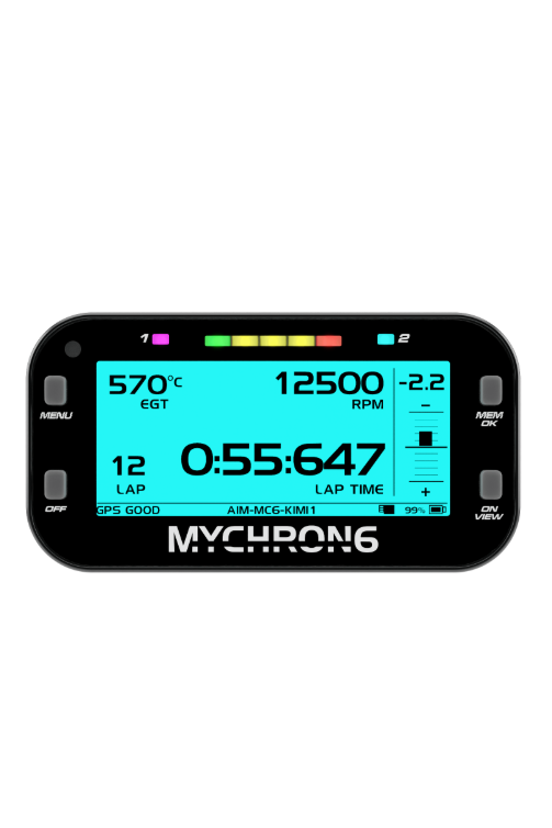 AIM MyChron 6 1T Kart Gauge, Single Temp Sensor