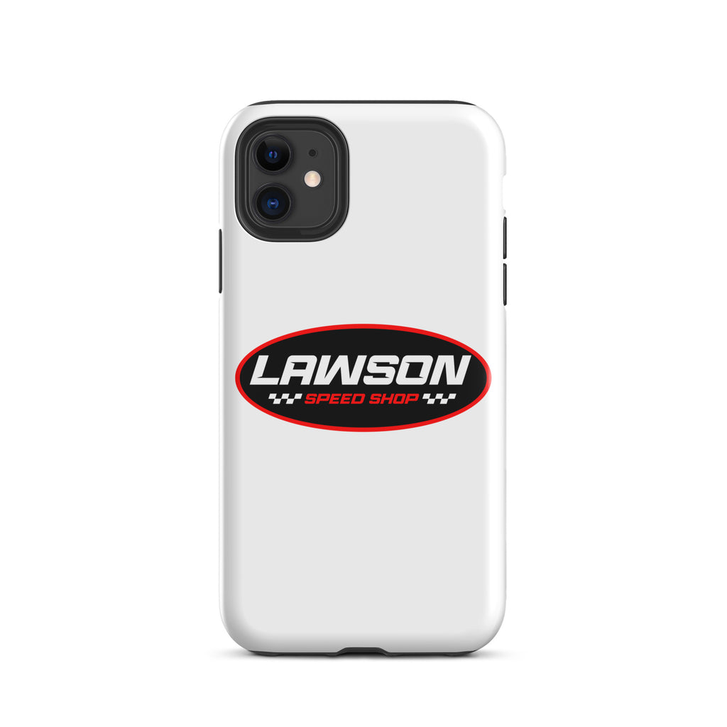 iPhone 11 White Lawson Speed Shop Phone Case.