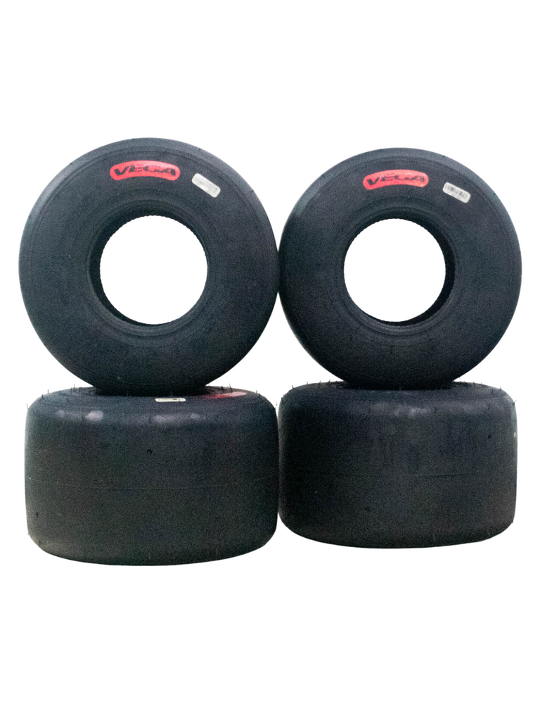 Set of Vega VAH Red Tires.