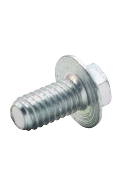 Bottom Angled View of the Silver LO206 Blower/Side Cover 3/8' x16 Flanged Head Bolt.
