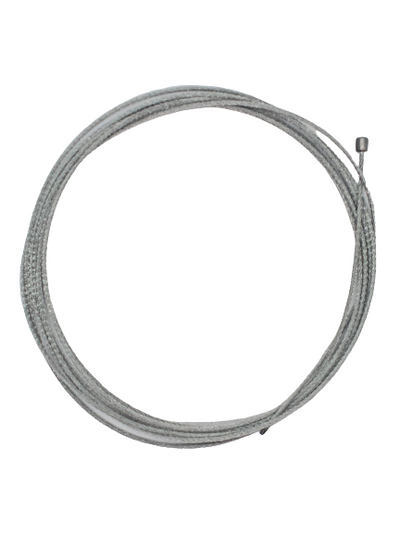 Top View of a 76 Inch Barrel End Throttle Cable.