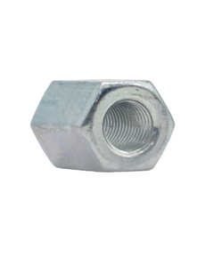 Front Left View of an LO206 Exhaust Nut M6x1.0 Laying Down.