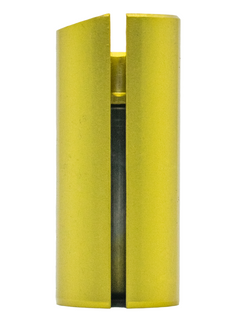Front View of a Gold LO206 Slide Restrictor.