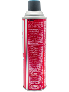 Back Left Side of a CRC Brakleen Brake Parts Cleaner Can.