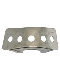 Low Front View of an Azusa LO206 Chain Guard Laying on Its Back.